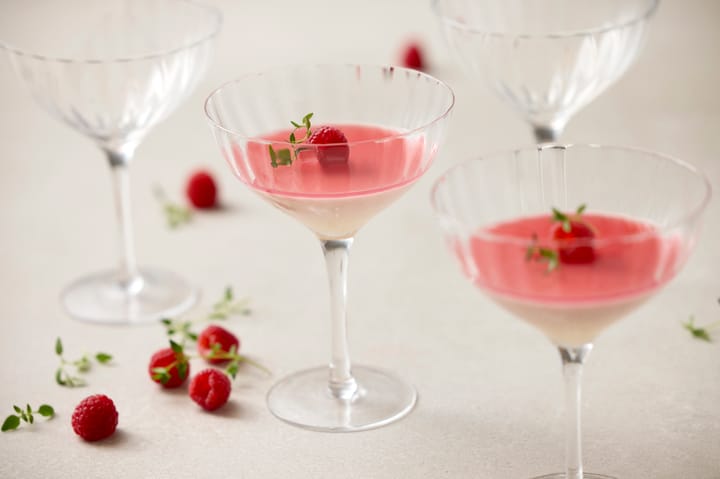 Blomsterbergs dessert glass 430 ml 4-pack, Glass Blomsterbergs