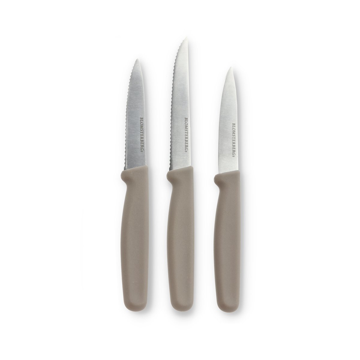 Blomsterbergs herb knife set 3-pieces Latte | Scandinavian Design | Knife sets | Beige