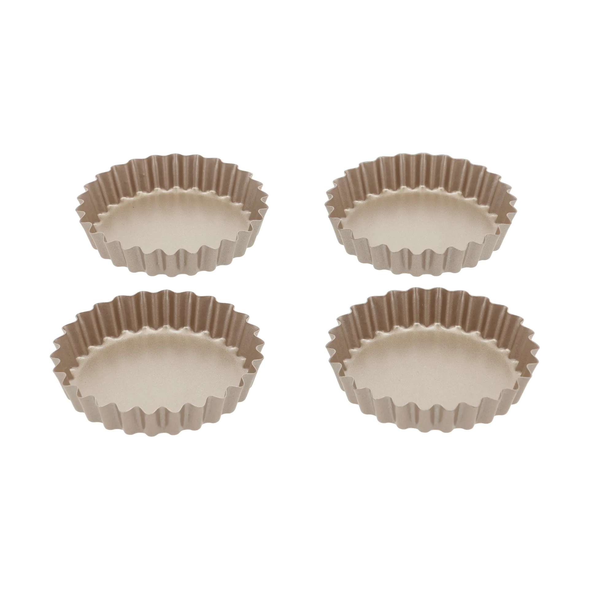 Blomsterbergs mini pie dish, Rose gold, 4-pack Blomsterbergs