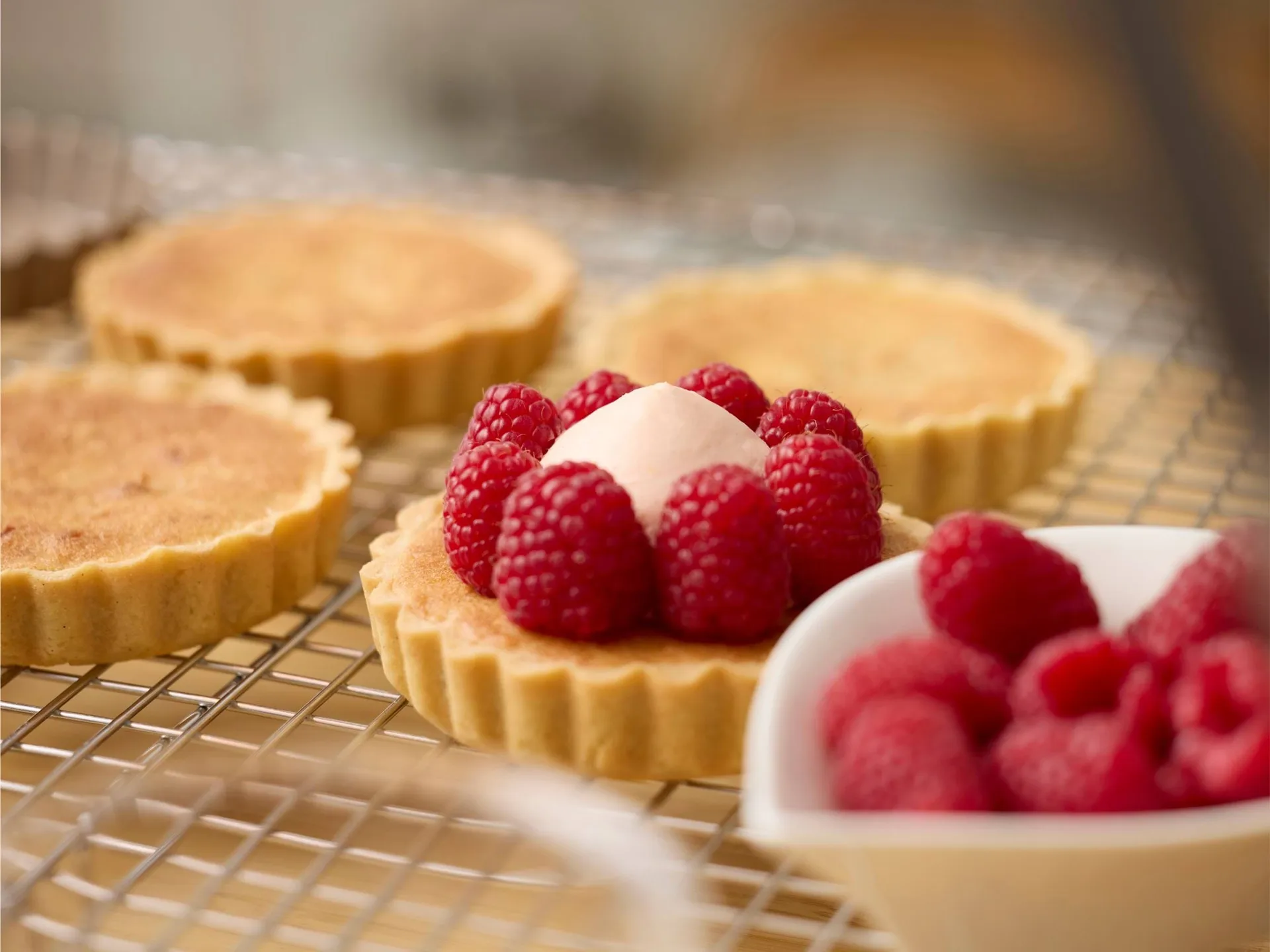 Blomsterbergs mini pie dish, Rose gold, 4-pack Blomsterbergs