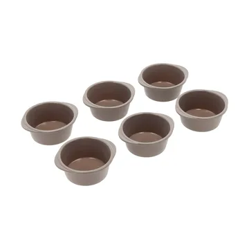 Blomsterbergs muffin swirl tin - Latte, 6-pack - Blomsterbergs