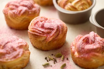 Blomsterbergs muffin swirl tin - Latte, 6-pack - Blomsterbergs