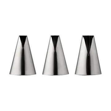 Blomsterbergs saint honoré nozzle set 3-parts - Steel - Blomsterbergs