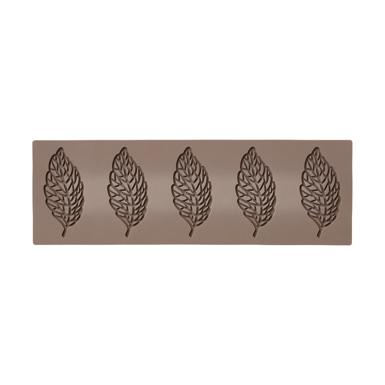 Blomsterbergs tuile silicone mold leaf Latte | Scandinavian Design | Cookie/Biscuit cutters & cake tins | Beige