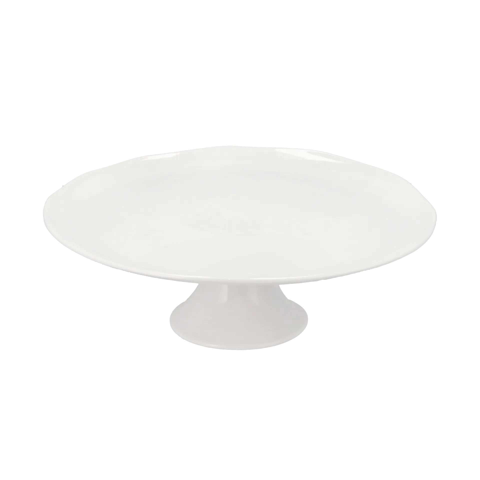 Cake stand on foot 30 x 10 cm, White Blomsterbergs