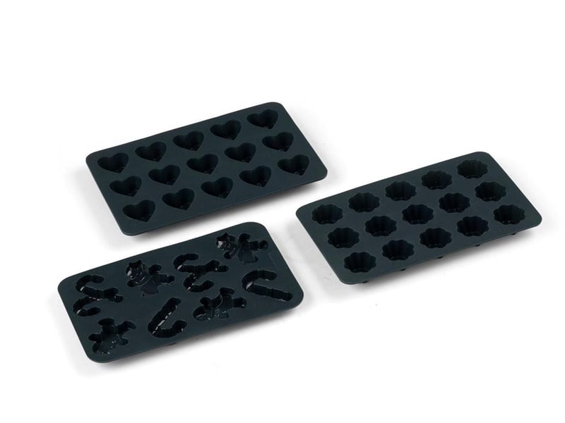 Blomsterbergs Chocolate Molds 3 parts Gray