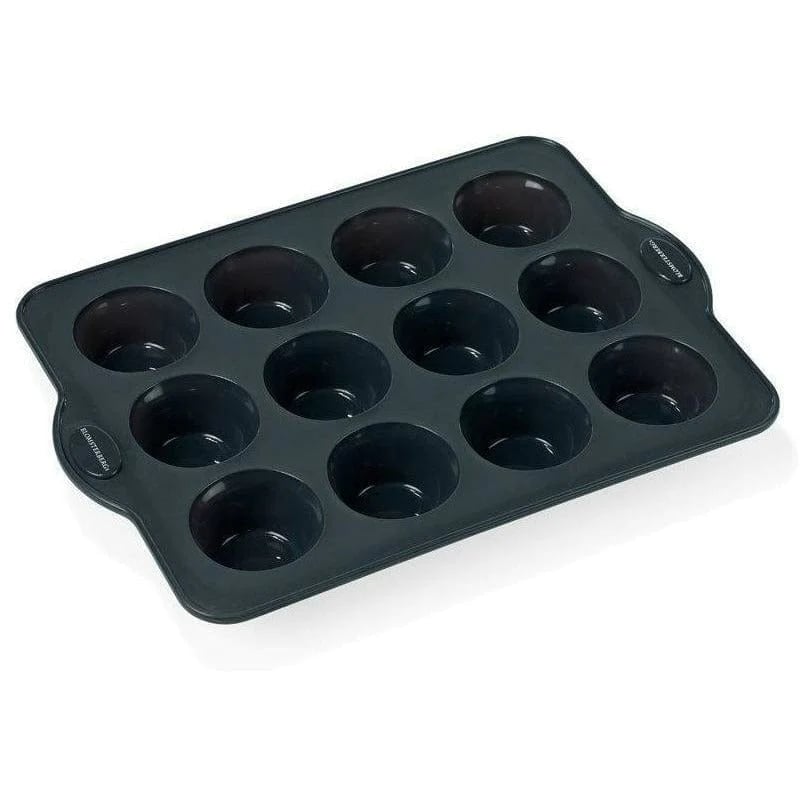 Blomsterbergs Silicone Muffin Mold 12 pcs Gray