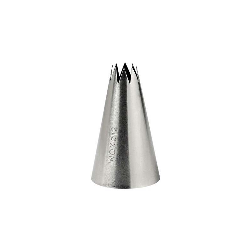 Blomsterbergs Spirits Nozzle Star 12 mm | Scandinavian Design | Silver-coloured