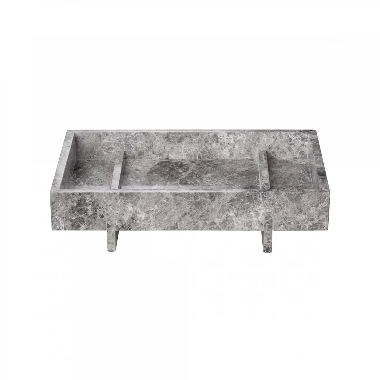 blomus Alegto tray marble 18x30 cm Sharkskin | Scandinavian Design | Trays | Grey