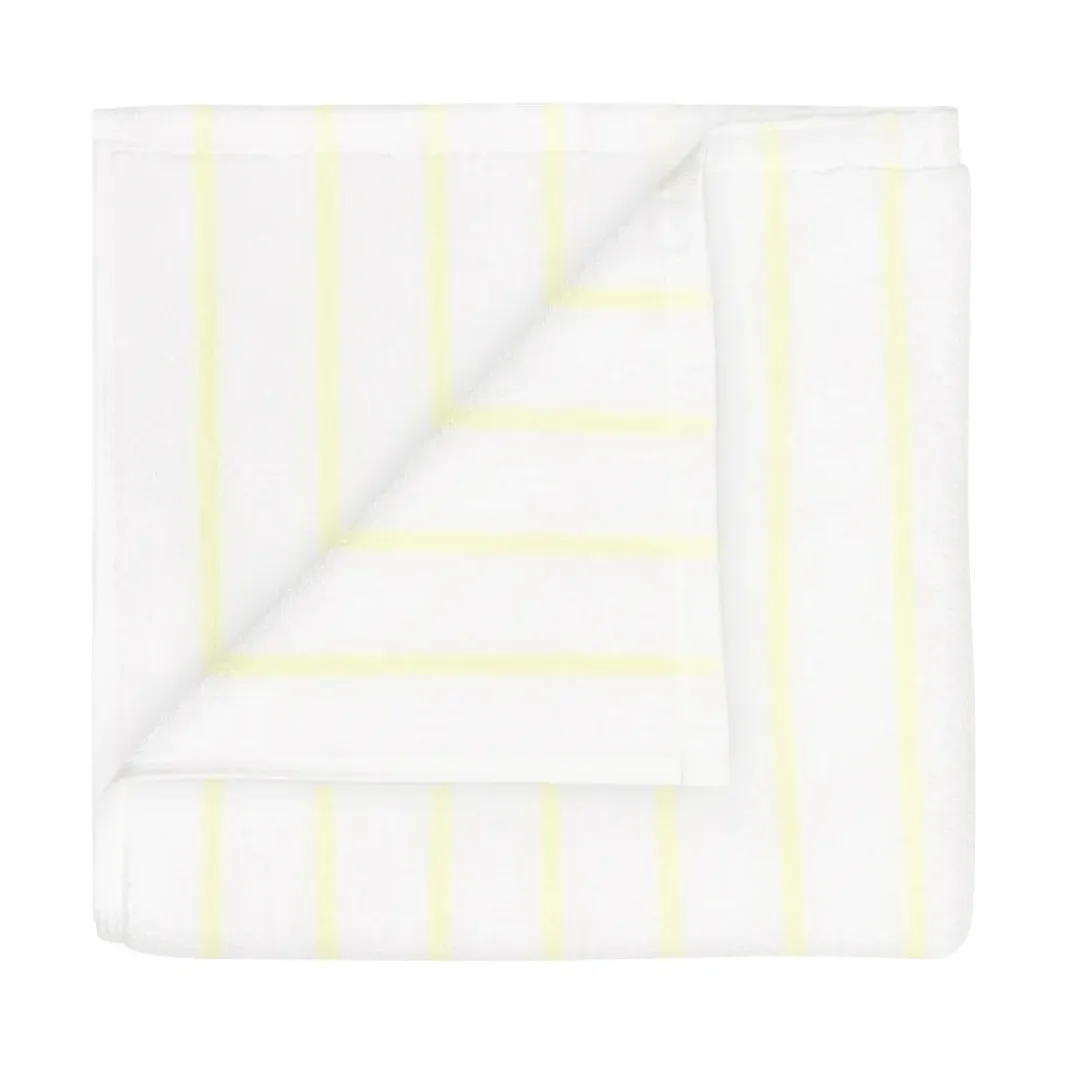 Arto towel, Transparent yellow-white, 50x100 cm blomus
