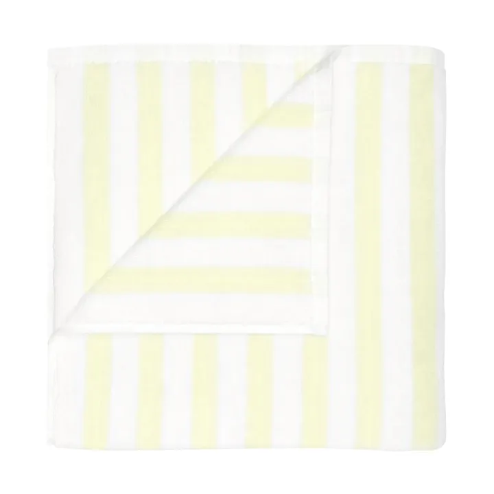 Arto towel - White-transparent yellow, 70x140 cm - blomus