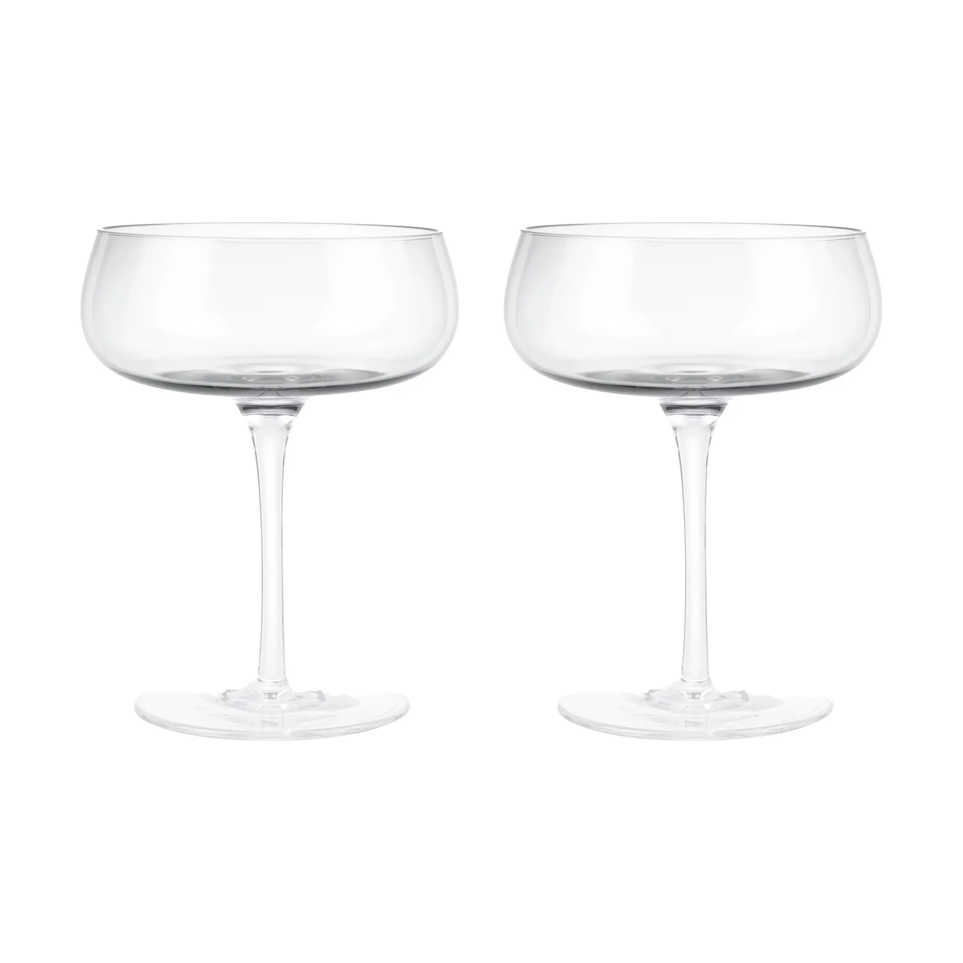 Belo champagne glass coupe 20 cl 2-pack, Clear blomus