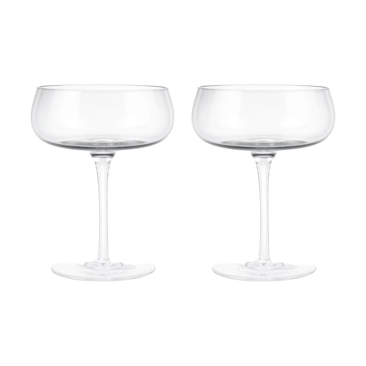 Belo champagne glass coupe 20 cl 2-pack, Clear Blomus