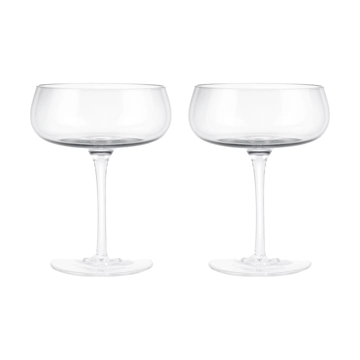 Belo champagne glass coupe 20 cl 2-pack - Clear - blomus