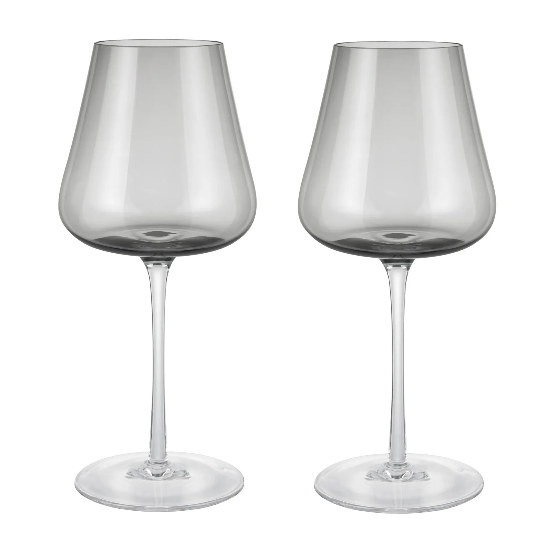 Belo white wine glass 40 cl 2 pack, Smoke blomus