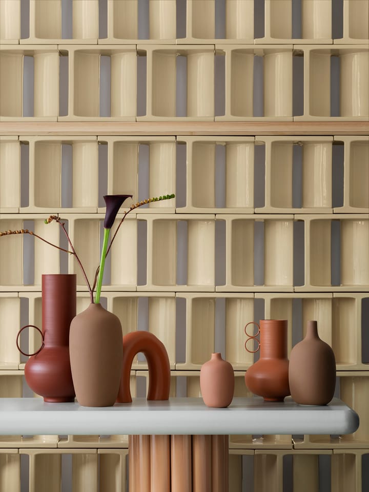 Ceola vase 25 cm, Indian Tan blomus