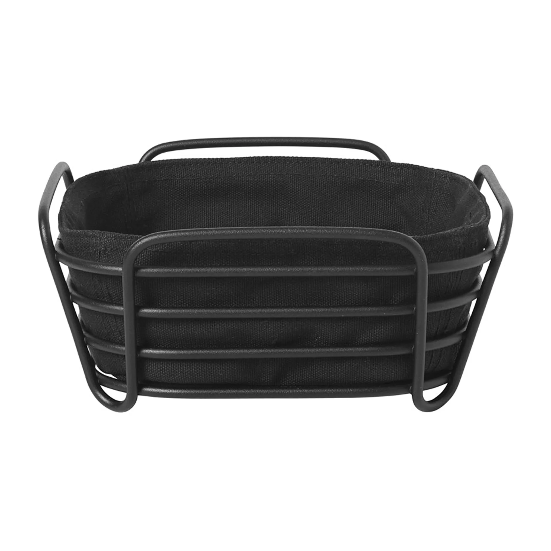 Delara bread box 20x20 cm, Black blomus