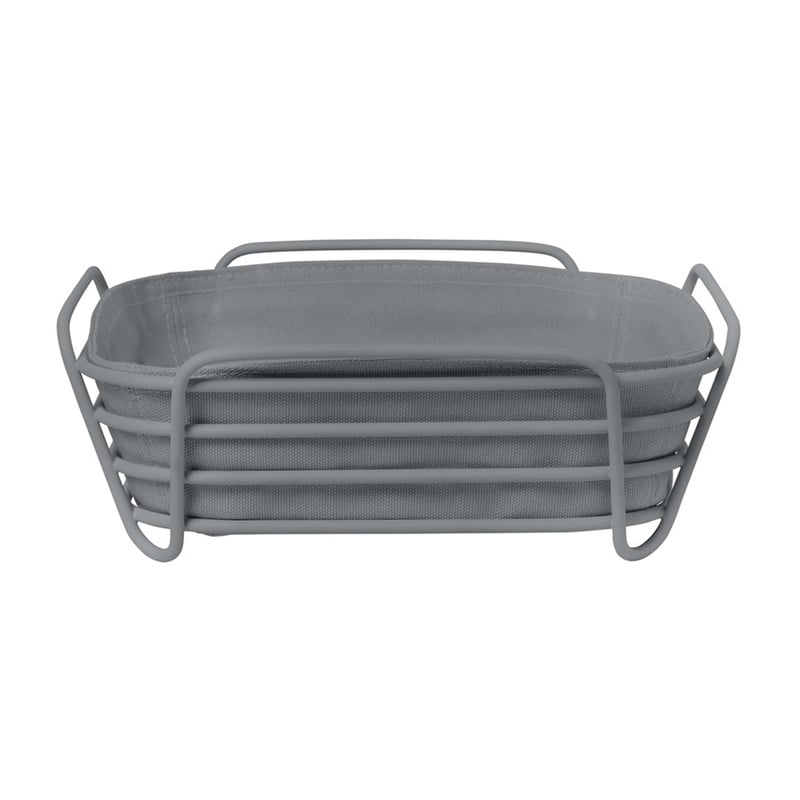 blomus Delara bread box 26x26 cm Sharkskin