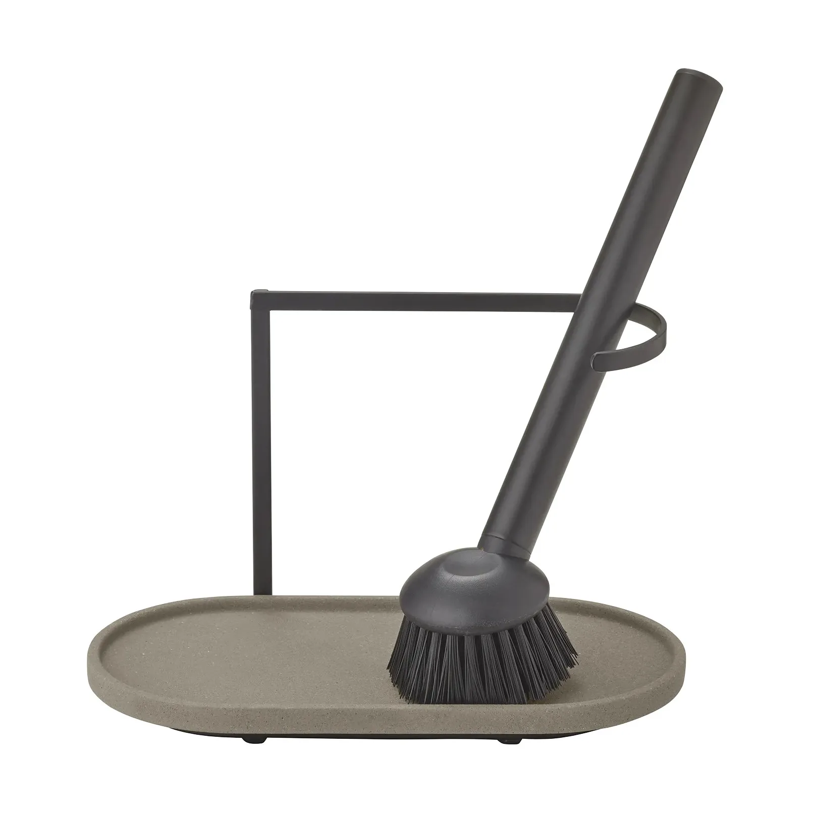 Dhuva dish brush and soap holder, Mourning Dove blomus