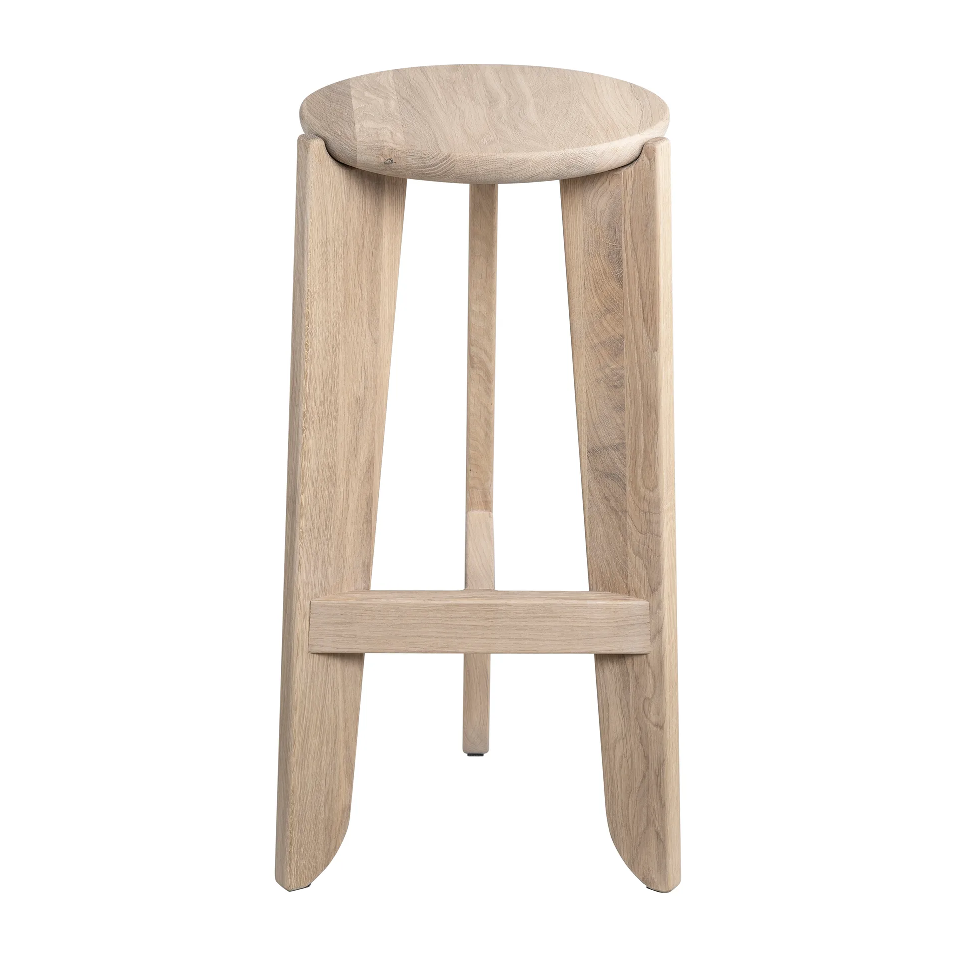 Eli barstool 75 cm, Oak blomus