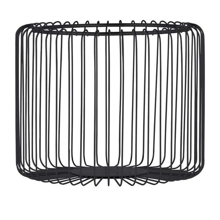 Estra wire basket Ø30 cm - Black - blomus