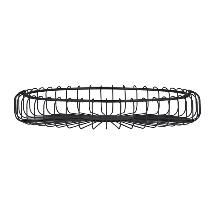 Estra wire basket Ø37 cm - Black - blomus