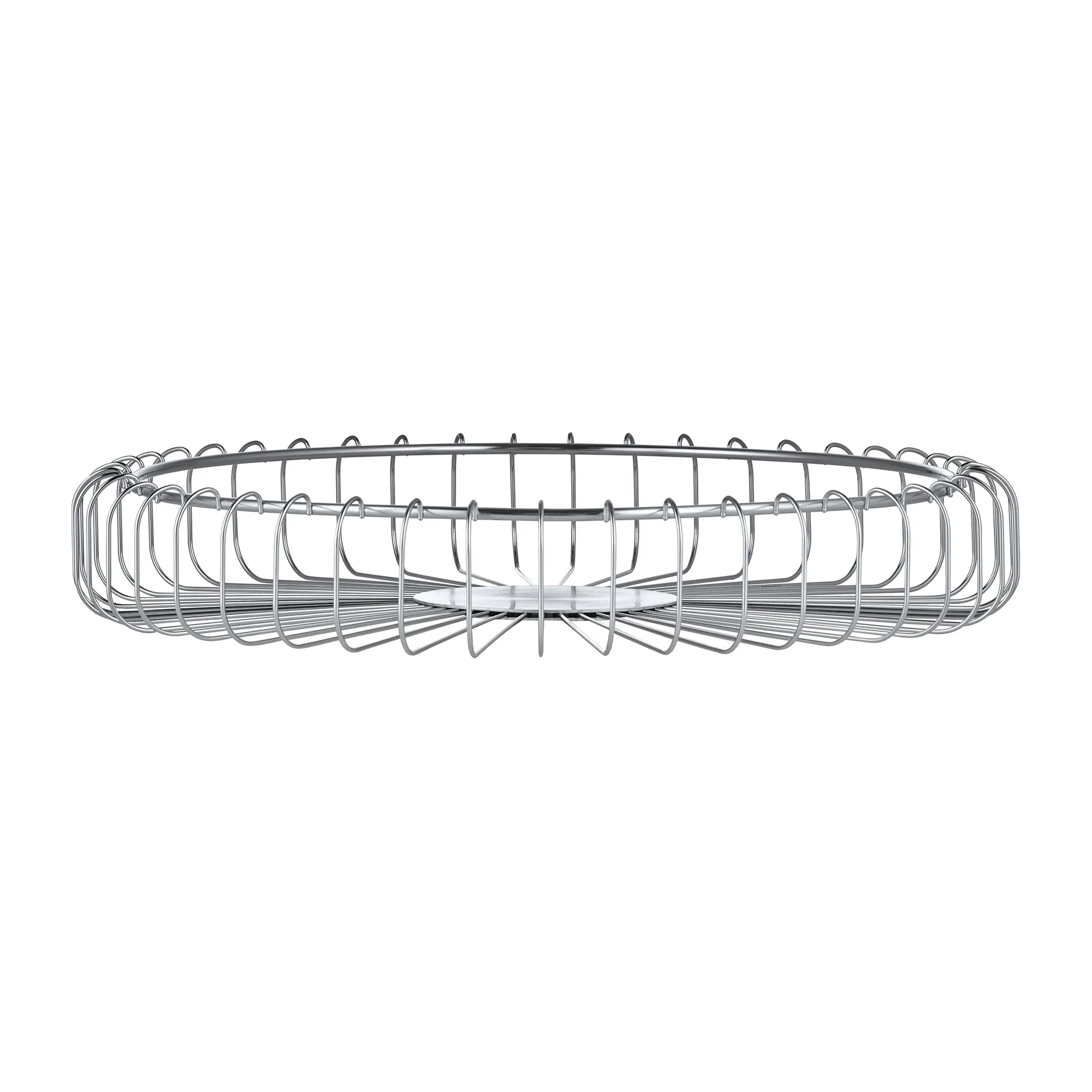 Estra wire basket Ø37 cm, Chrome blomus