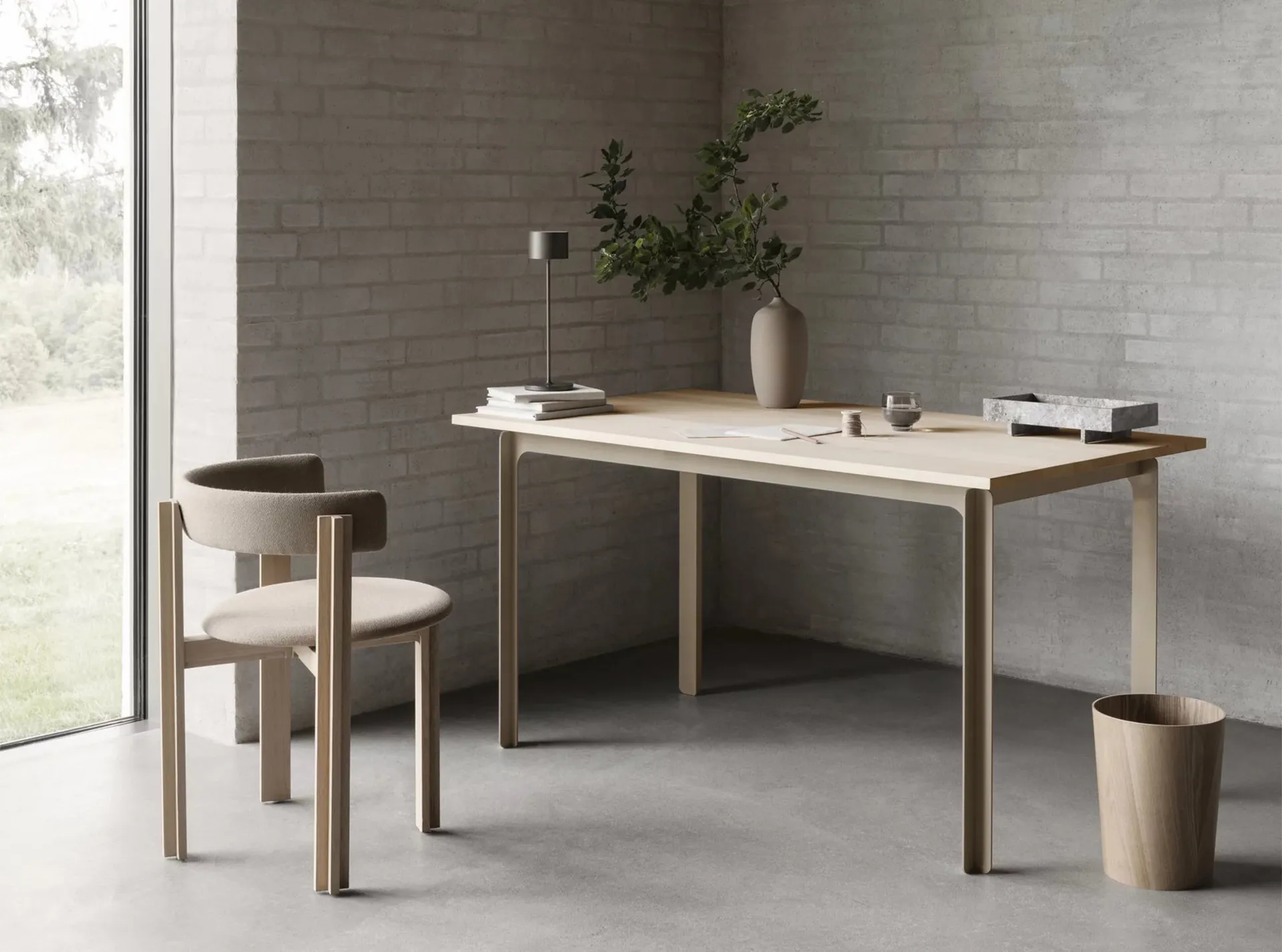 Farol mobile LED-lamp 33 cm, Burned Metal blomus