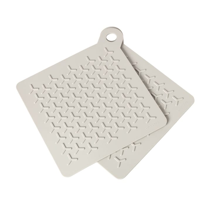 Flip oven mitt 2-pack, moonbeam (light grey) Blomus
