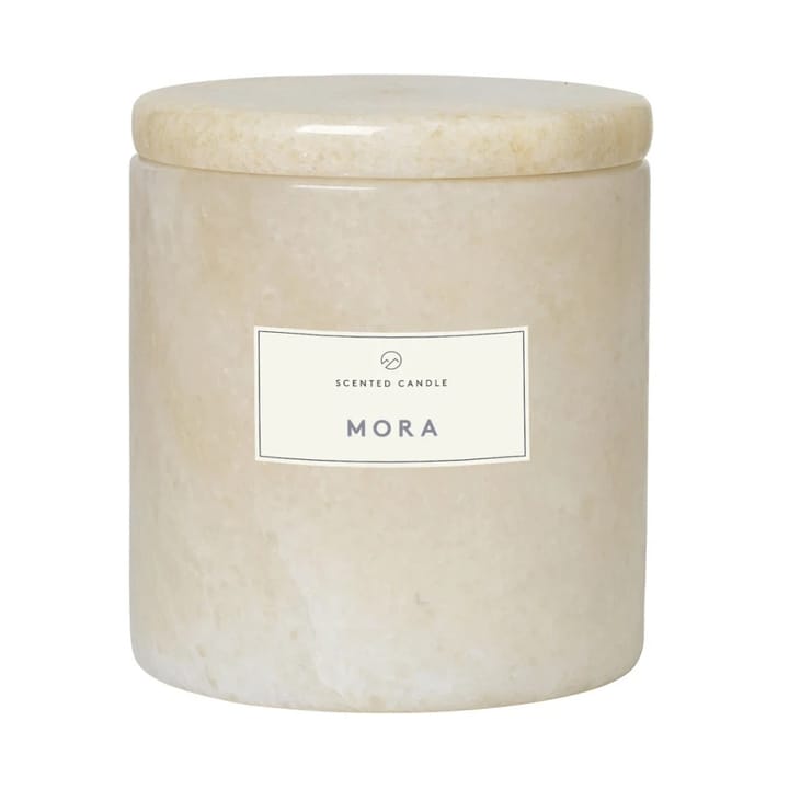 Frable scented candle marble Ø7 cm - Moonbeam-mora - Blomus