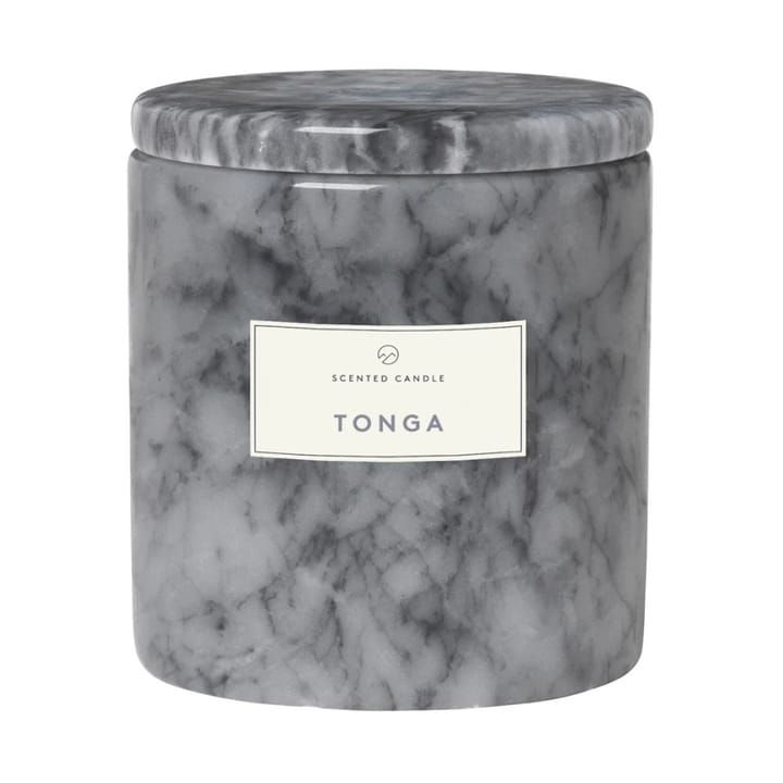 Frable scented candle marble Ø7 cm - Shark skin-tonga - blomus