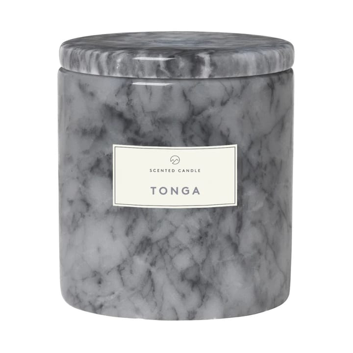 Frable scented candle marble Ø7 cm - Shark skin-tonga - Blomus