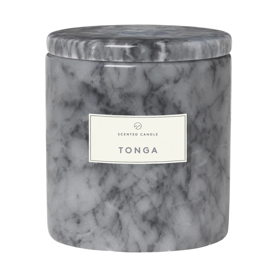 blomus Frable scented candle marble Ø7 cm Shark skin-tonga