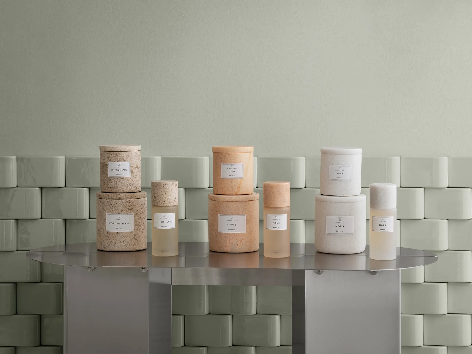 Frabli room spray 100 ml, Cotton Island Travertine blomus