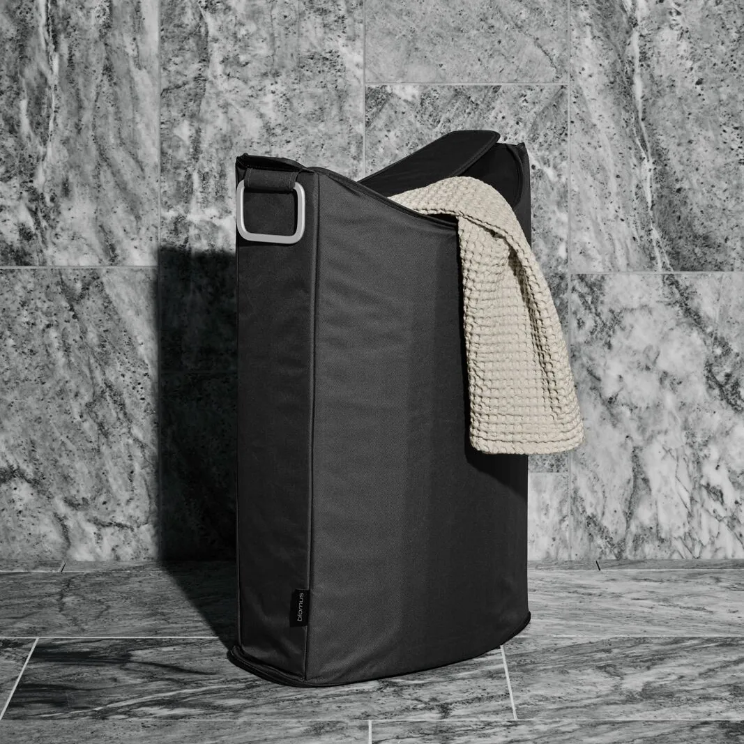 Frisco laundry basket, Anthracite blomus