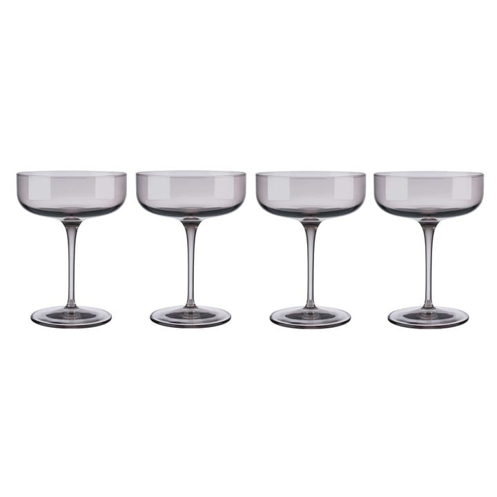 Fuum champagne glass coupe 30 cl 4-pack - Fungi - Blomus