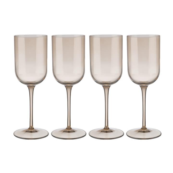 Fuum white wine glass 28 cl 4-pack - Nomand - Blomus