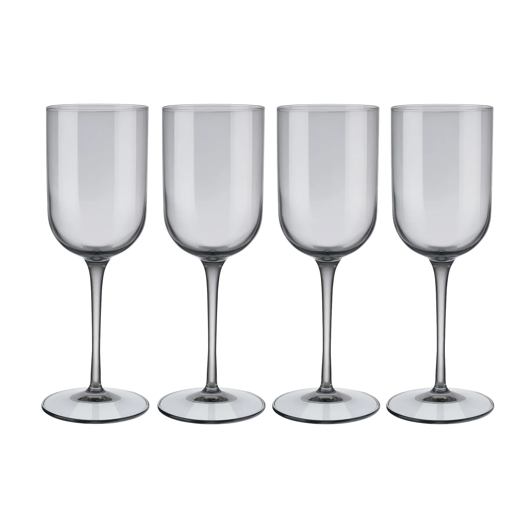 Fuum white wine glass 28 cl 4-pack, Smoke blomus