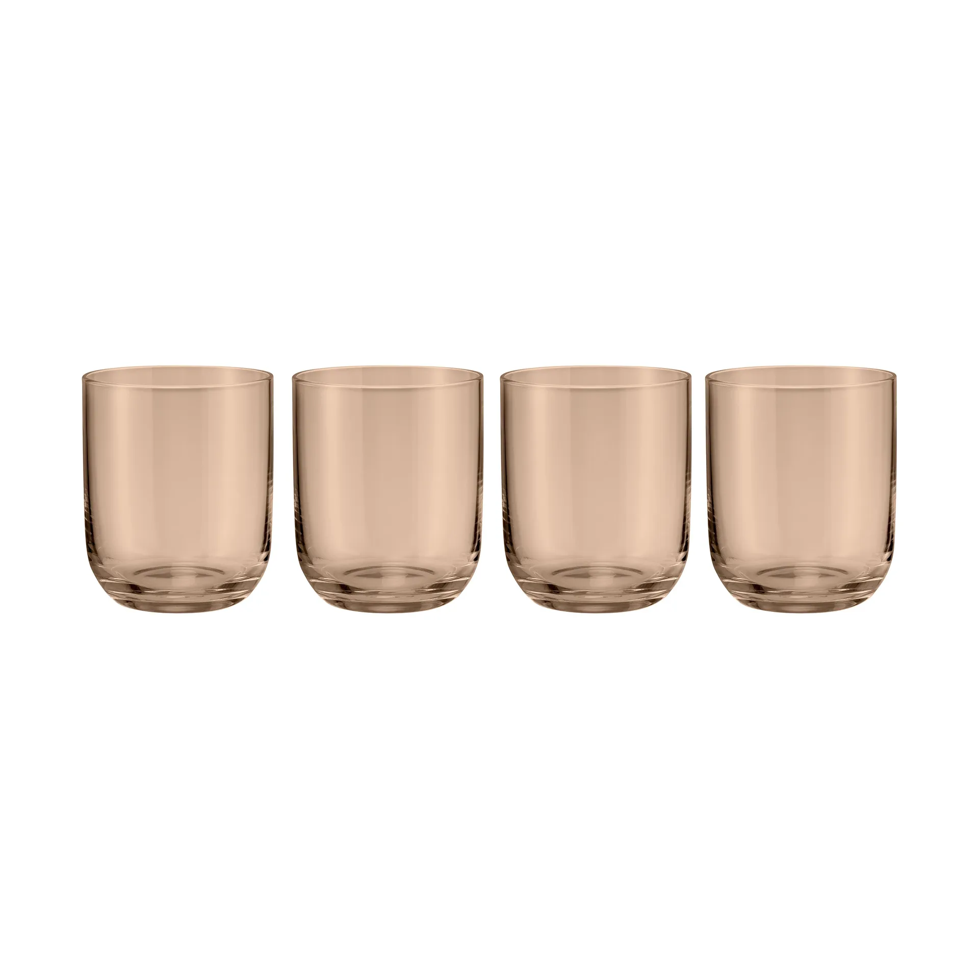 Fuumi drinking glass 34 cl 4-pack, Coffee blomus