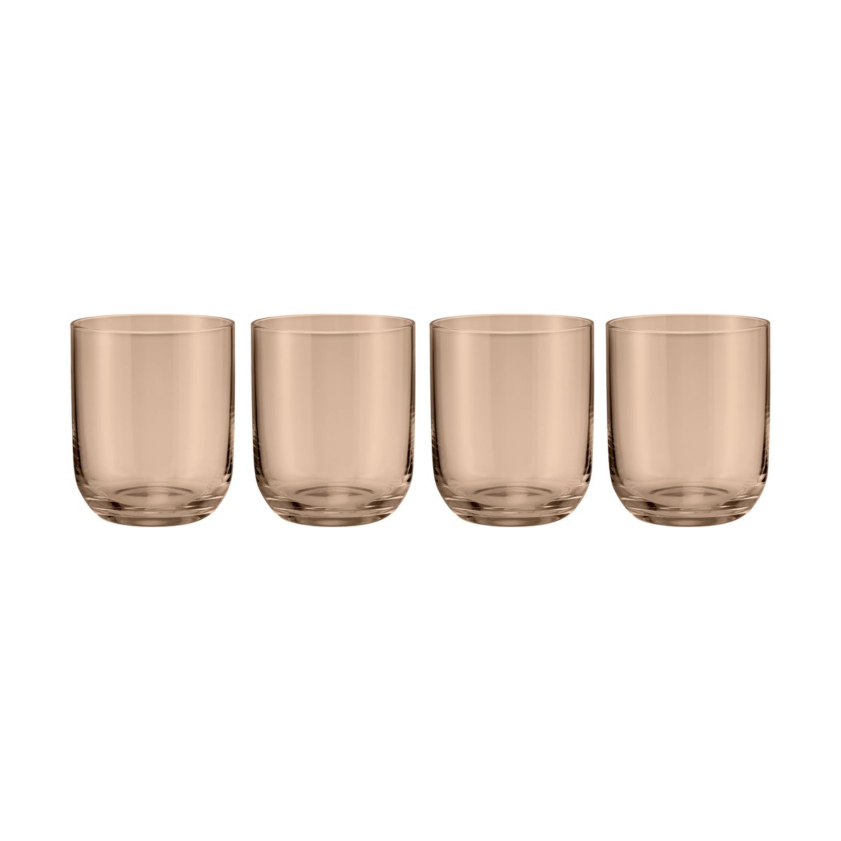 blomus Fuumi drinking glass 34 cl 4-pack Coffee | Scandinavian Design | Drinking glasses & tumblers | Brown