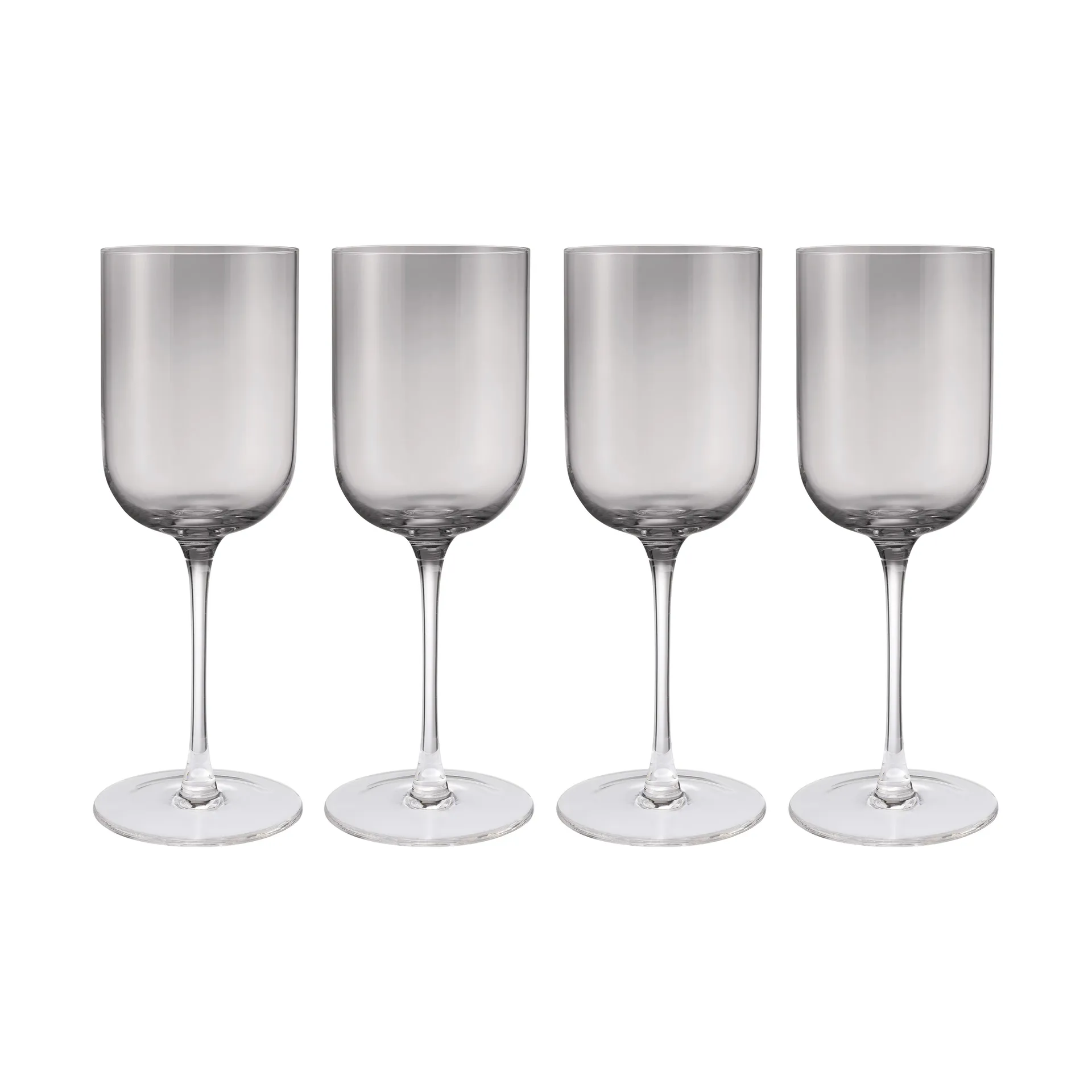 Fuumi red wine glass 40 cl 4-pack, Smoke-clear blomus