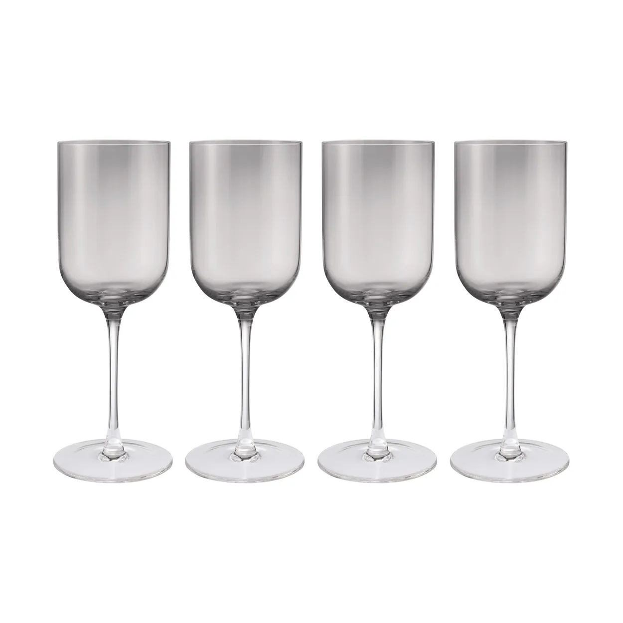 blomus Fuumi red wine glass 40 cl 4-pack -clear | Scandinavian Design | Wine glasses | Grey