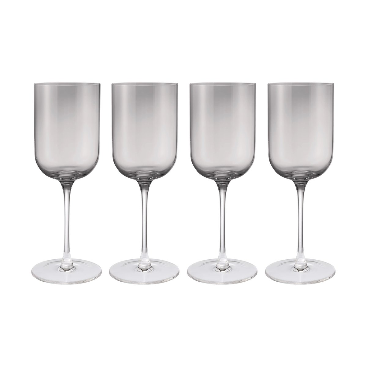 blomus Fuumi red wine glass 40 cl 4-pack -clear | Scandinavian Design | Wine glasses | Grey