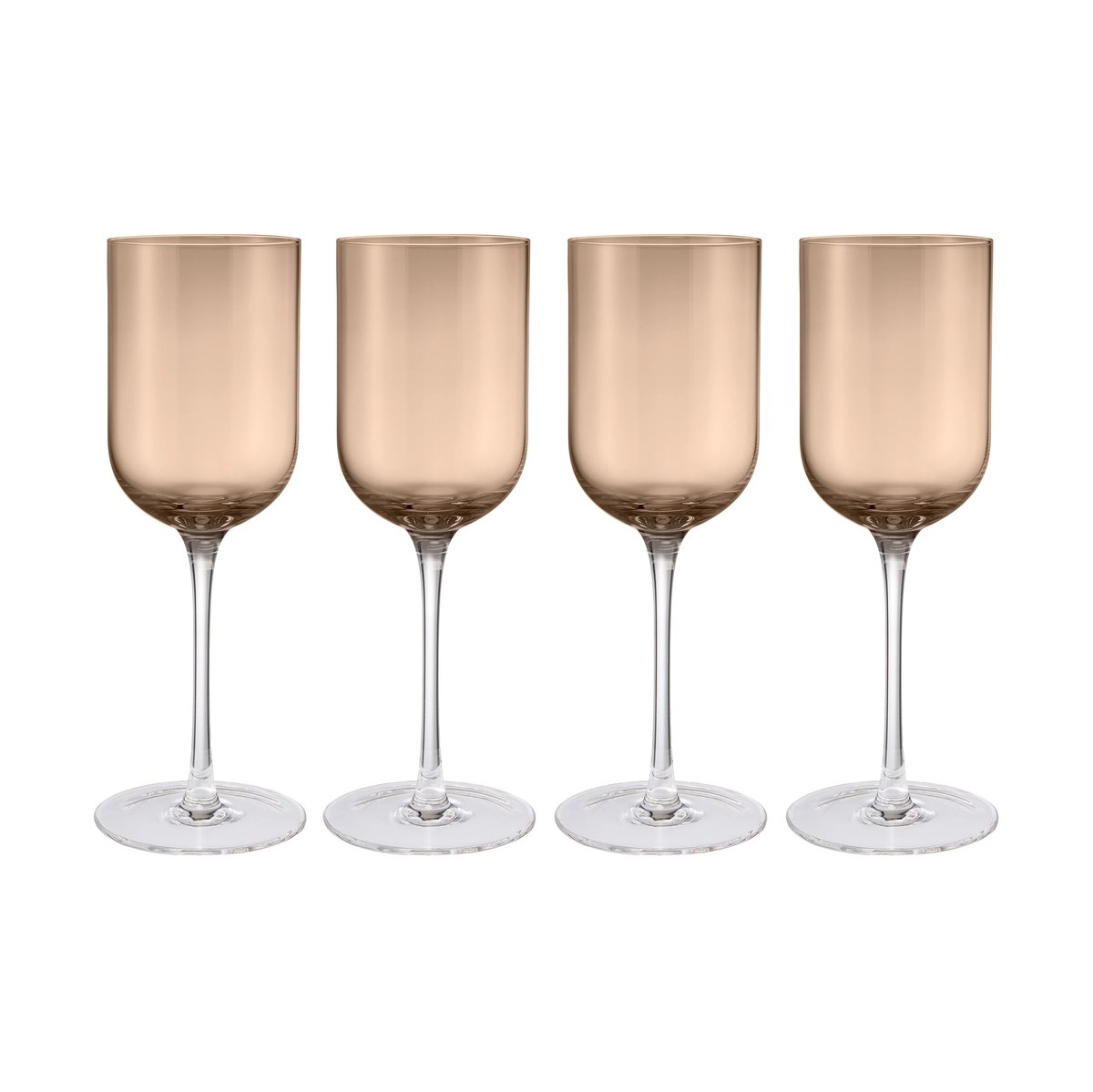 blomus Fuumi wine glass 31 cl 4-pack Coffee-clear | Scandinavian Design | Wine glasses | Brown