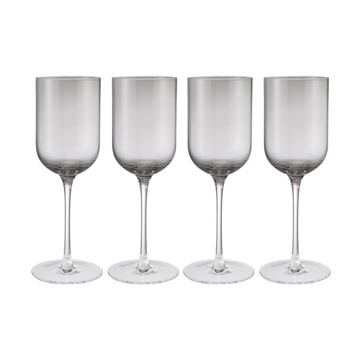 blomus Fuumi wine glass 31 cl 4-pack -clear | Scandinavian Design | Wine glasses | Grey