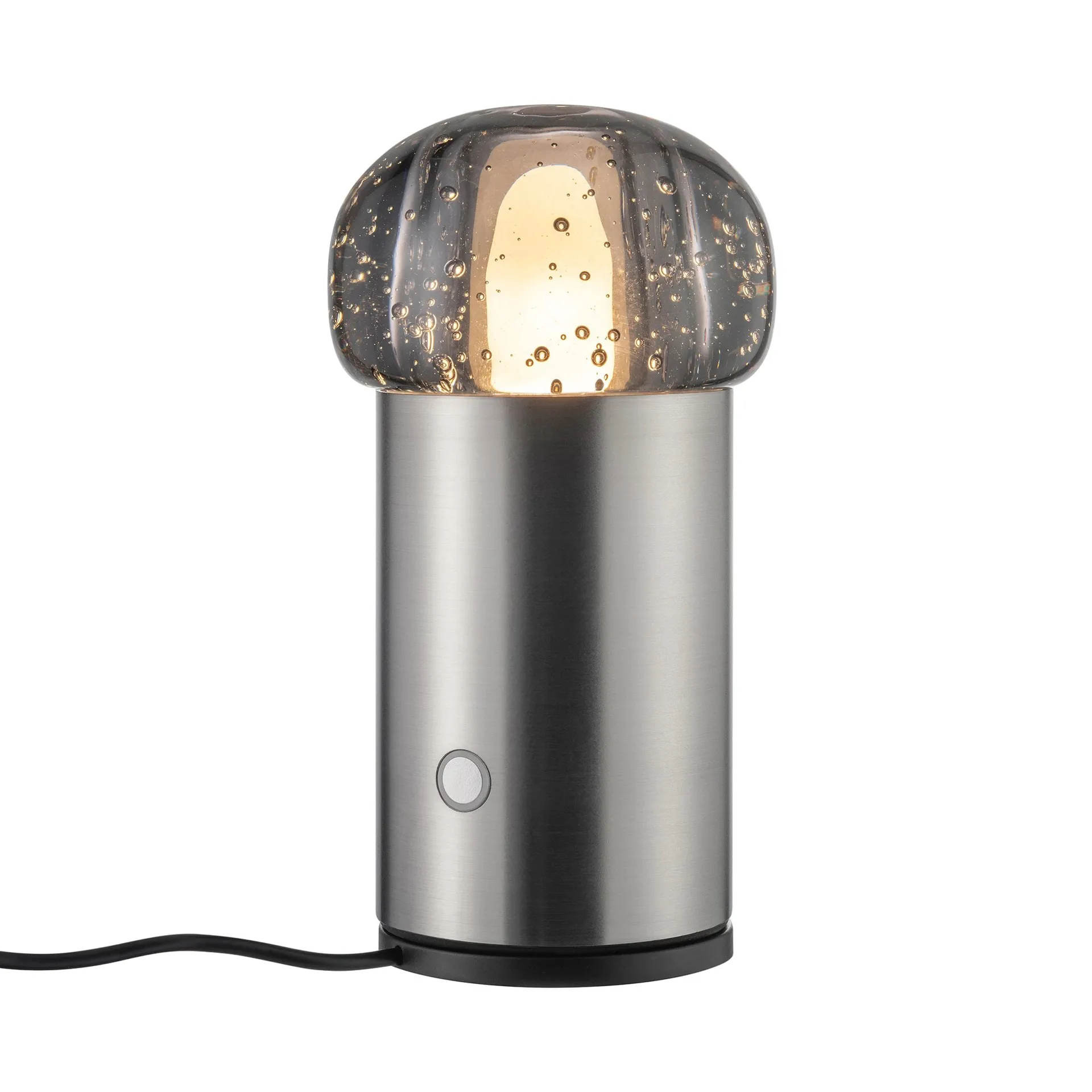 Iris LED lamp 18 cm, Silver metal blomus