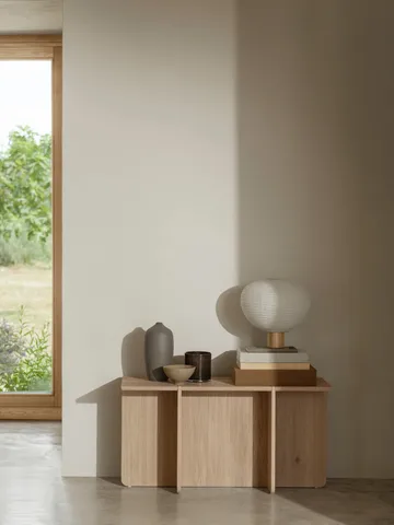 Kami table lamp - Oak, Ø32 cm - blomus
