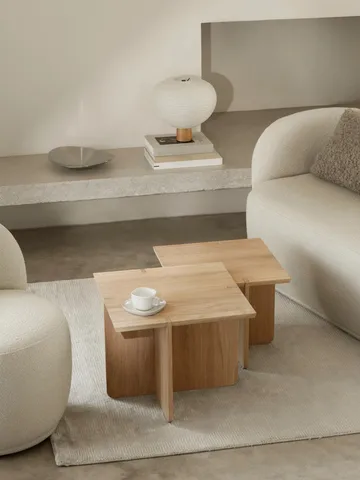 Kami table lamp - Oak, Ø32 cm - blomus