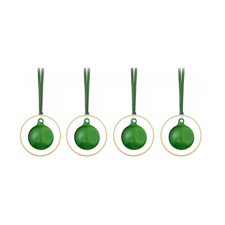 KITAI Christmas bauble 8,5 cm 4-pack, Duck green Blomus