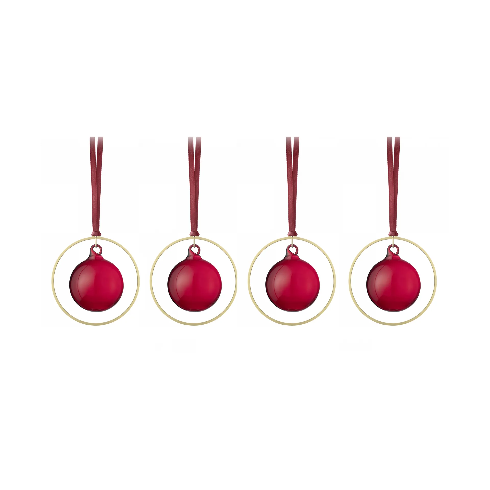 KITAI Christmas bauble 8,5 cm 4-pack, Port blomus